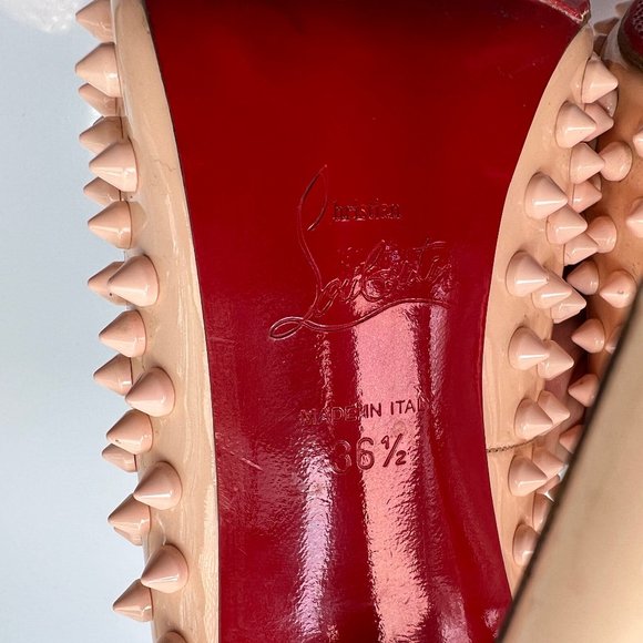 🌷❤️🔥FINAL SALE 🔥 NO OFFERS🌷💥Christian Louboutin Pigalle Spikes 120 36.5 - Picture 2 of 9